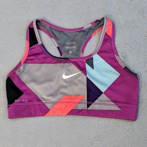 Nike Dri-Fit Pro Abstract Geometric Sports Bra